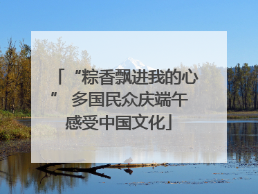 “粽香飘进我的心” 多国民众庆端午感受中国文化