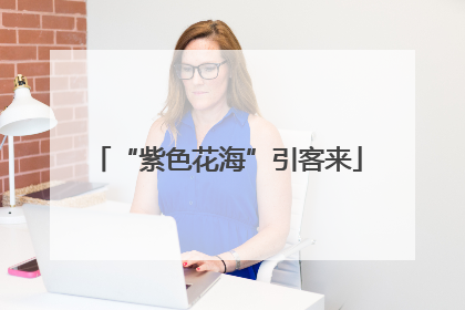 “紫色花海”引客来