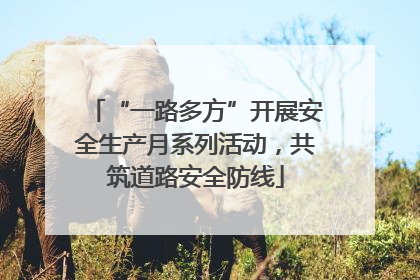 “一路多方”开展安全生产月系列活动，共筑道路安全防线