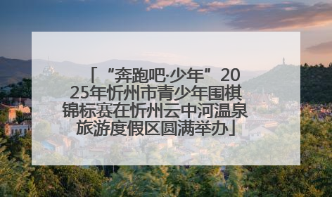 “奔跑吧·少年”2025年忻州市青少年围棋锦标赛在忻州云中河温泉旅游度假区圆满举办