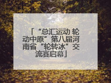 “总汇运动 轮动中原”第八届河南省“轮转冰”交流赛启幕
