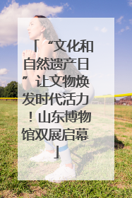 “文化和自然遗产日”让文物焕发时代活力！山东博物馆双展启幕