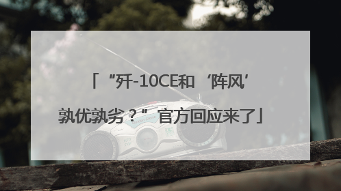 “歼-10CE和‘阵风’孰优孰劣？”官方回应来了