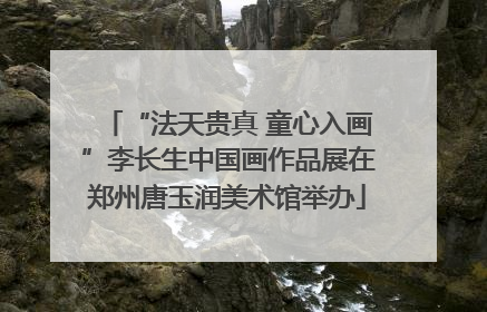 “法天贵真 童心入画”李长生中国画作品展在郑州唐玉润美术馆举办