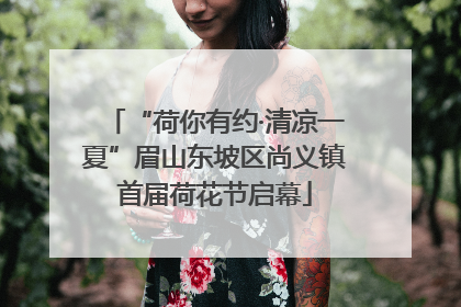 “荷你有约·清凉一夏”眉山东坡区尚义镇首届荷花节启幕