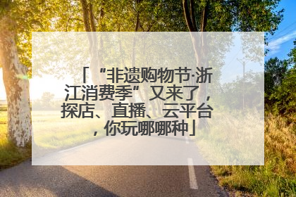 “非遗购物节·浙江消费季”又来了，探店、直播、云平台，你玩哪哪种