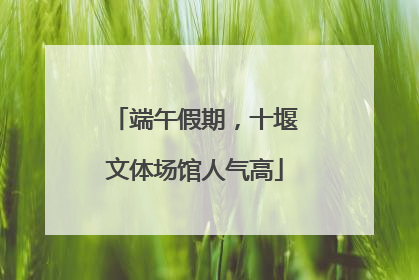 端午假期，十堰文体场馆人气高
