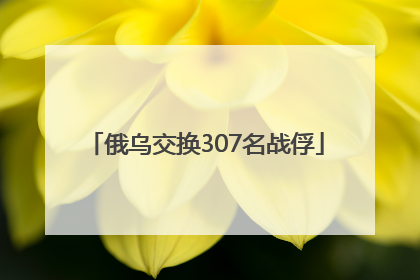 俄乌交换307名战俘