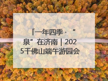 一年四季 · “泉”在济南｜2025千佛山端午游园会邀您共享亲子时光