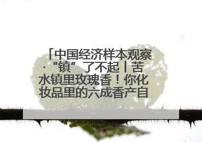 中国经济样本观察·“镇”了不起丨苦水镇里玫瑰香！你化妆品里的六成香产自这个小镇