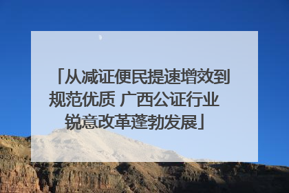 从减证便民提速增效到规范优质 广西公证行业锐意改革蓬勃发展