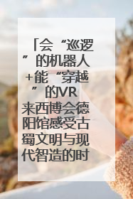 会“巡逻”的机器人+能“穿越”的VR 来西博会德阳馆感受古蜀文明与现代智造的时空对话｜西博视界