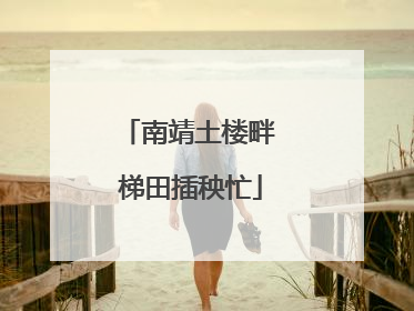 南靖土楼畔 梯田插秧忙