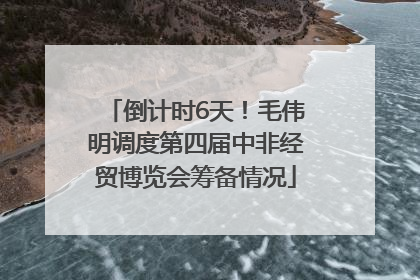 倒计时6天！毛伟明调度第四届中非经贸博览会筹备情况