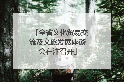 全省文化贸易交流及文旅发展座谈会在汴召开