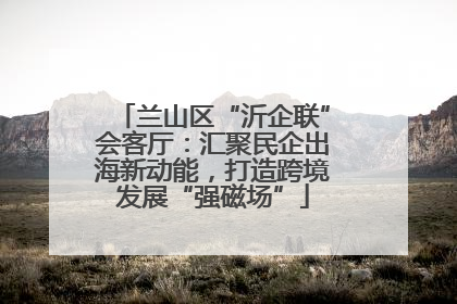 兰山区“沂企联”会客厅：汇聚民企出海新动能，打造跨境发展“强磁场”