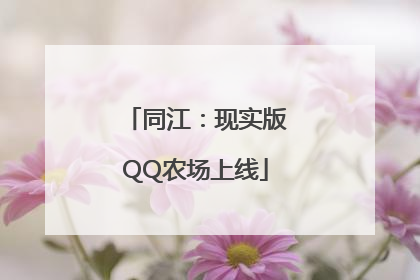 同江：现实版QQ农场上线