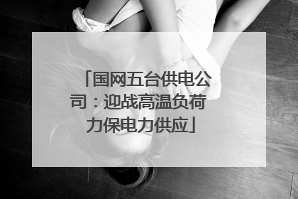 国网五台供电公司：迎战高温负荷 力保电力供应