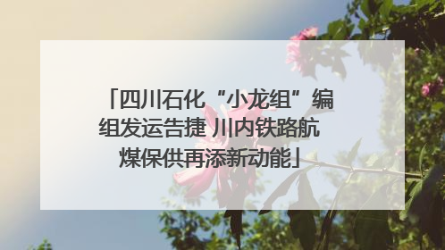 四川石化“小龙组”编组发运告捷 川内铁路航煤保供再添新动能
