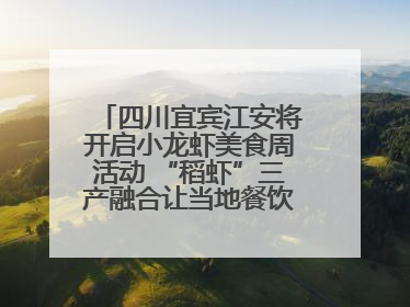 四川宜宾江安将开启小龙虾美食周活动 “稻虾”三产融合让当地餐饮商户充满期待