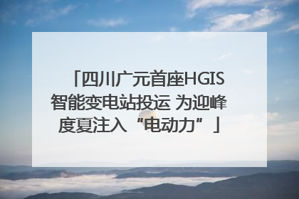 四川广元首座HGIS智能变电站投运 为迎峰度夏注入“电动力”