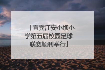 宜宾江安小坝小学第五届校园足球联赛顺利举行
