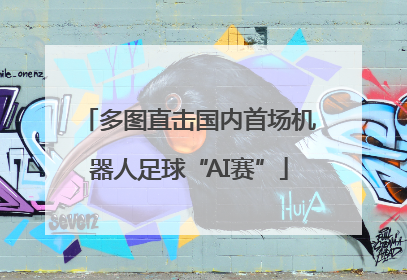 多图直击国内首场机器人足球“AI赛”