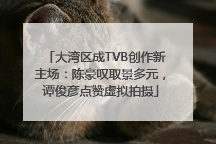 大湾区成TVB创作新主场：陈豪叹取景多元，谭俊彦点赞虚拟拍摄