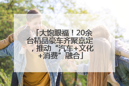 大饱眼福！20余台精品豪车齐聚嘉定，推动“汽车+文化+消费”融合