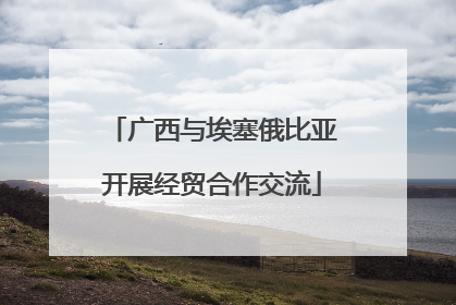 广西与埃塞俄比亚开展经贸合作交流