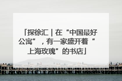 探徐汇｜在“中国最好公寓”，有一家盛开着“上海玫瑰”的书店