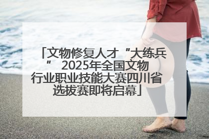 文物修复人才“大练兵” 2025年全国文物行业职业技能大赛四川省选拔赛即将启幕