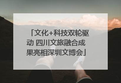文化+科技双轮驱动 四川文旅融合成果亮相深圳文博会