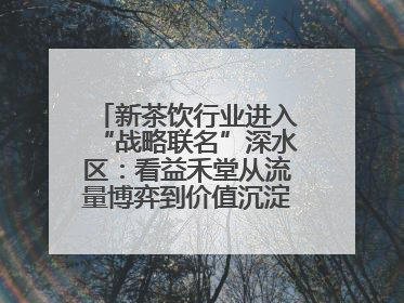 新茶饮行业进入“战略联名”深水区：看益禾堂从流量博弈到价值沉淀的突围！