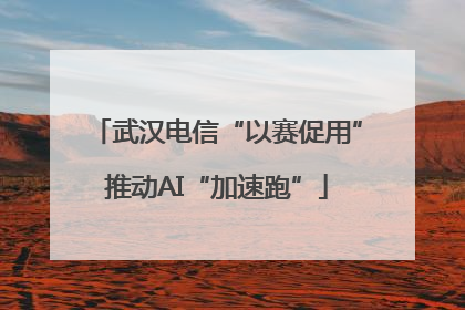 武汉电信“以赛促用”推动AI“加速跑”