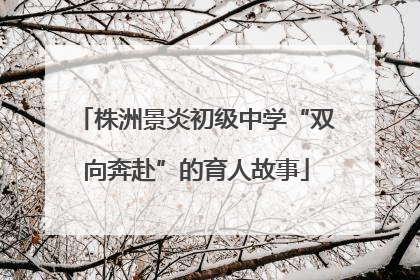 株洲景炎初级中学“双向奔赴”的育人故事