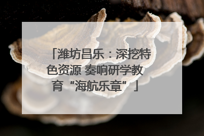 潍坊昌乐：深挖特色资源 奏响研学教育“海航乐章”