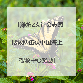 潍坊2支社会志愿搜救队伍获中国海上搜救中心奖励
