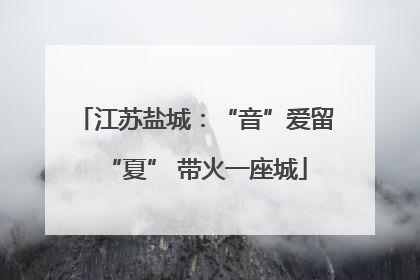 江苏盐城：“音”爱留“夏” 带火一座城