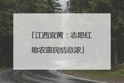 江西宜黄：志愿红助农惠民情意浓