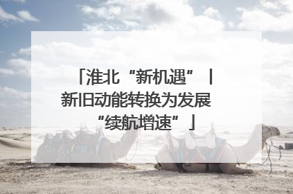 淮北“新机遇”丨新旧动能转换为发展“续航增速”