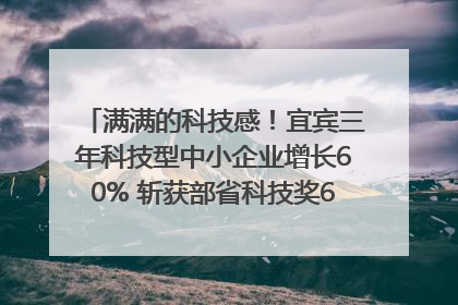 满满的科技感！宜宾三年科技型中小企业增长60% 斩获部省科技奖6项｜您牵挂的四川