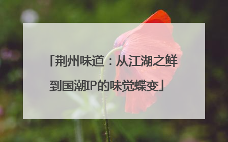 荆州味道：从江湖之鲜到国潮IP的味觉蝶变