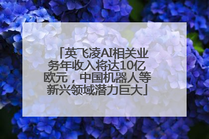 英飞凌AI相关业务年收入将达10亿欧元，中国机器人等新兴领域潜力巨大