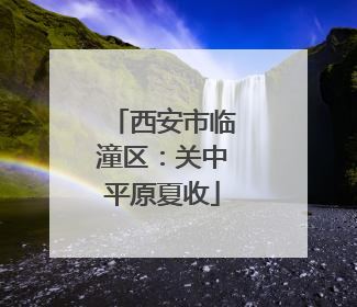 西安市临潼区：关中平原夏收