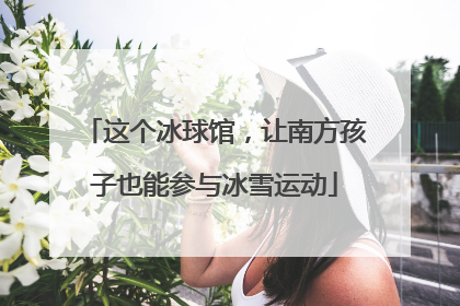 这个冰球馆，让南方孩子也能参与冰雪运动