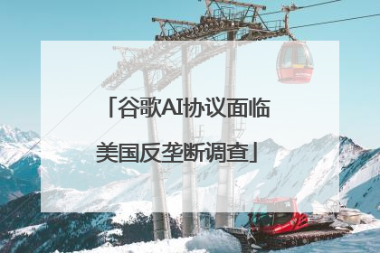 谷歌AI协议面临美国反垄断调查