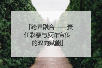 跨界融合——责任彩票与反诈宣传的双向赋能