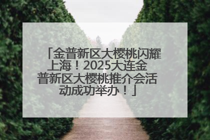 金普新区大樱桃闪耀上海！2025大连金普新区大樱桃推介会活动成功举办！
