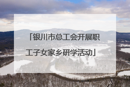 银川市总工会开展职工子女家乡研学活动